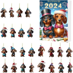 Advent Calendar Dachshunds Christmas Vacation Advent Calenda