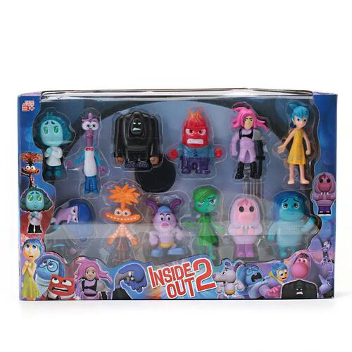 12Pcs/Set Inside Out 2 box Action Figure Toy Cartoon Movie J