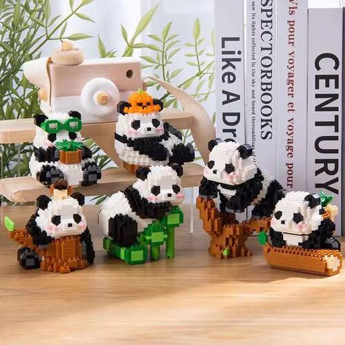 Creative DIY Assemable Animal Cute Chinese Style Animal Pand