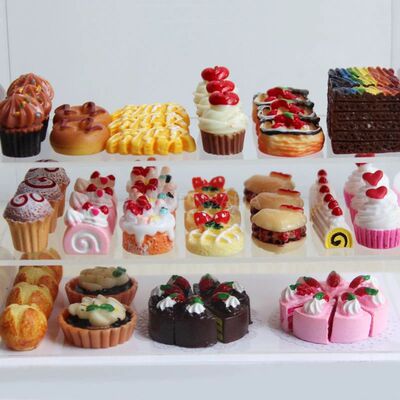 Cute Simulation 1/6 Miniature Dollhouse Cake Pizza Mini Brea