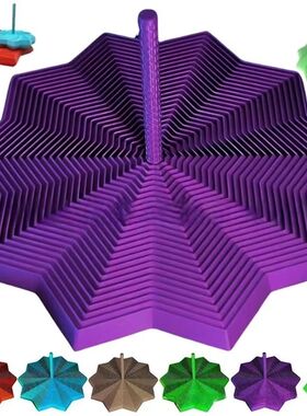 3D Printed Fractal Fidget Star Portable Playing Sensory Anti