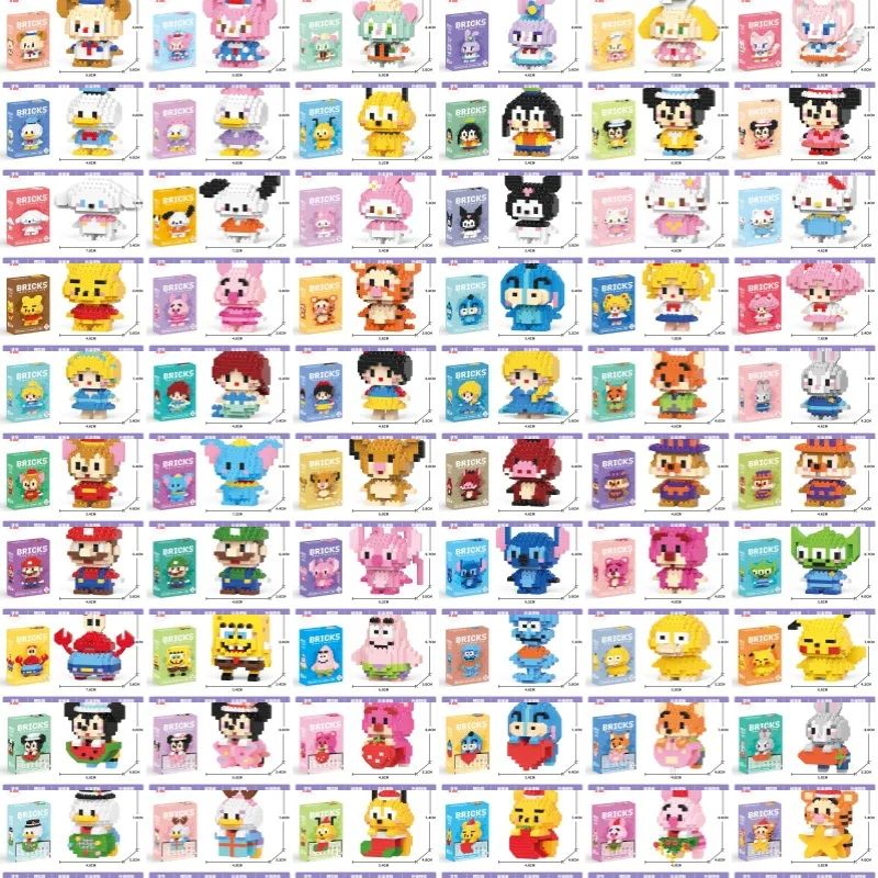 108 style Stitch LinaBell StellaLou Building Blocks Princess