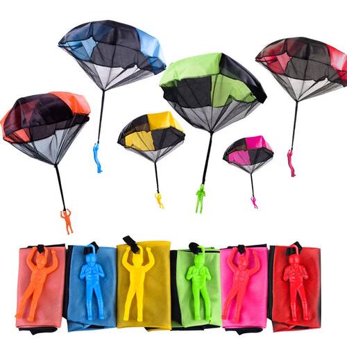 1pcs Hand Throwing Parachute Kids Outdoor Funny Toys Game Pl