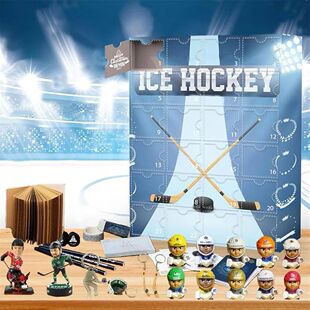 Funny 24 Day Hockey Countdown Calendar 2D Acrylic Hockey Min