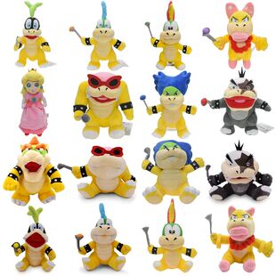 Mario Toys Plush Bowser Princess Koopa Peach Ludwig Roy