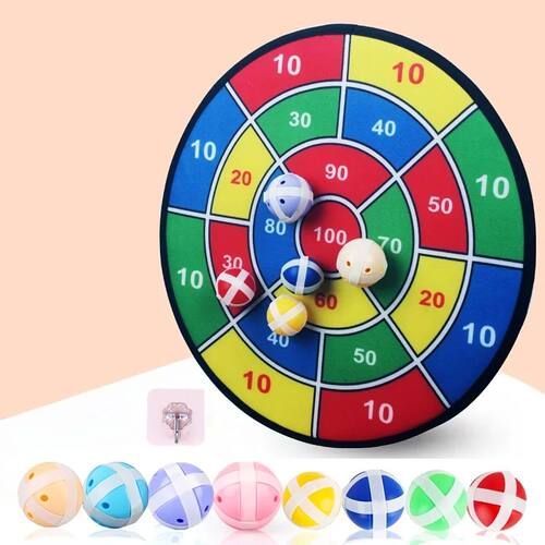 Large Hard Plate Kids Sticky Ball Toy Sticky Ball Indoor Dar