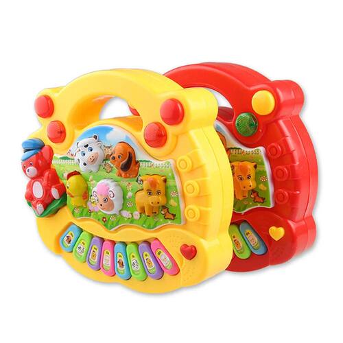 Baby Musical Toy With Animal Sound Kids Piano Keyboard Elect