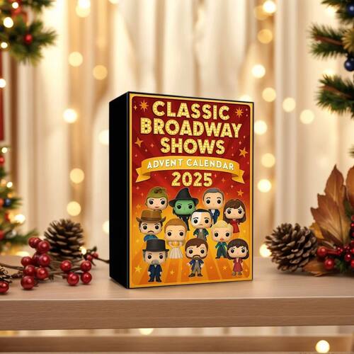 Classic Broadway Shows Advent Calendar with Iconic Musical F