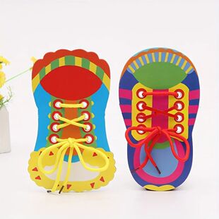 Shoelace Threading Teaching Toys Learn to Tie Shoelaces Toy