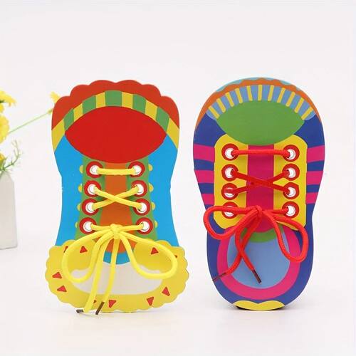 Shoelace Threading Teaching Toys Learn to Tie Shoelaces Toy