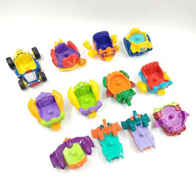 4pcs Random Superzings Car Superthing Boat without Gold Silv