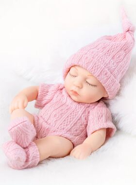 Mini 7 Inch Reborn Doll Sleeping Baby Doll 19cm Born Dolls B