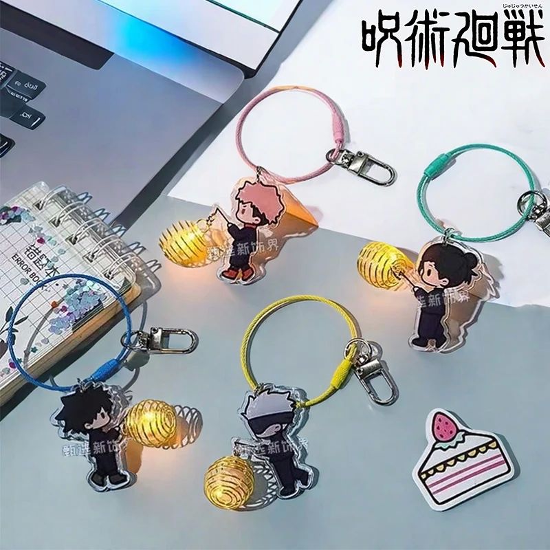 Jujutsu Kaisen Keychain Luminous Gojo Satoru Glowing Pendant