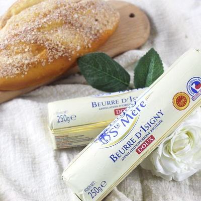 伊斯尼淡味黄油卷250g 法国AOP动物性乳酸发酵黄油饼干西点甜品
