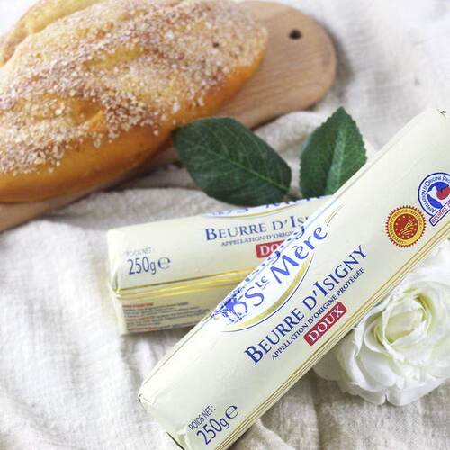 伊斯尼淡味黄油卷250g 法国AOP动物性乳酸发酵黄油饼干西点甜品