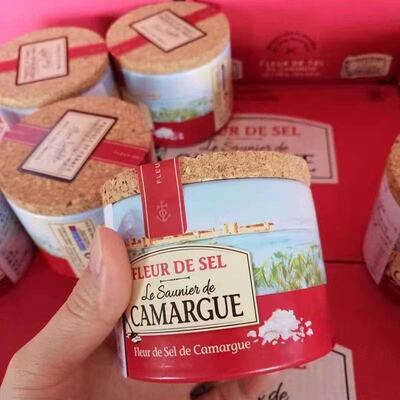 Camargue嘉麻海盐之花原味调味盐125g牛排海盐卡玛格食用盐