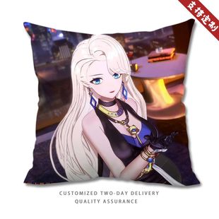虚拟偶像女团ASOUL乃琳Eileen抱枕方形动漫周边同款 靠枕头靠垫