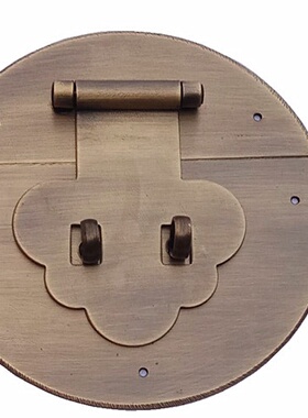 特中式仿古樟木箱全铜搭扣 古典家具五金配件 大木箱子经典铜锁扣