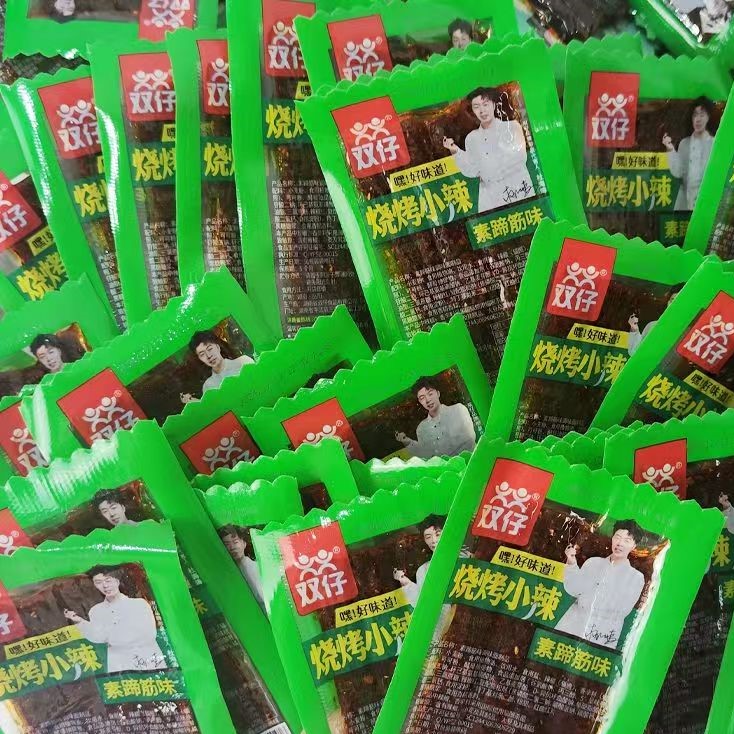 双仔烧烤小辣辣条面筋怀旧麻辣食品美味休闲零食散装称重小包装