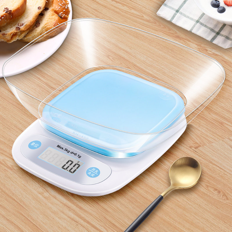 厨房烘焙电子秤精准家用小型克称0.01高精度食物称克重数天平秤度