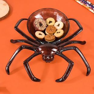 Fruits Candy Basket Halloween Cookie Shaped Snack Bow Spider