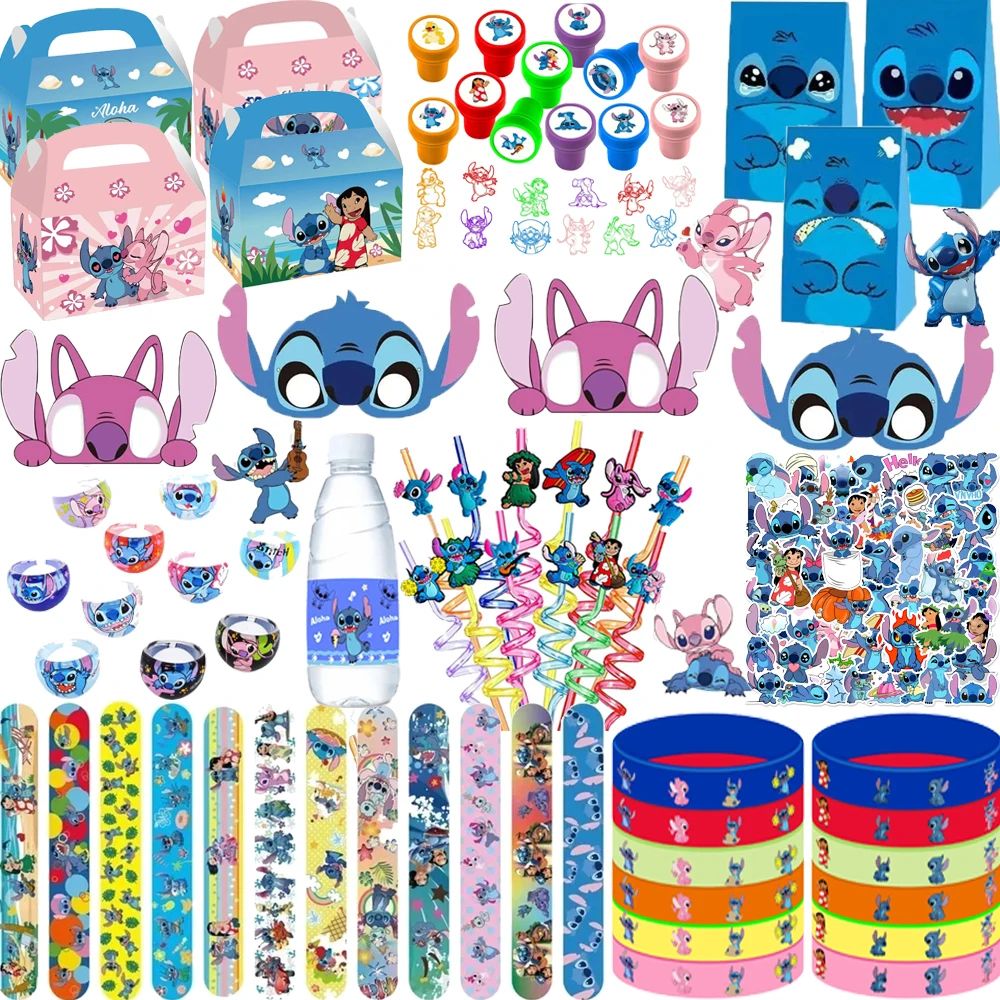 Lilo Stitch Party Gift Supplies Slapping Bracelets Reusable