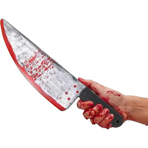 Halloween simulation bloody sickle machete kitchen knife gho