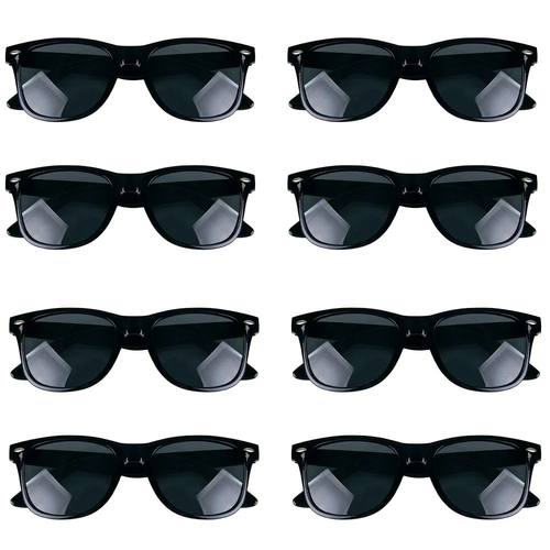 8-12pairs Black Square Frame Sunglasses for Women Men Bride