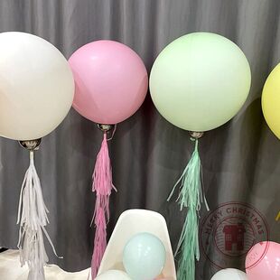 1pc/lot 36inch Giant Helium Balloons Paper Tassel Ddecoratio