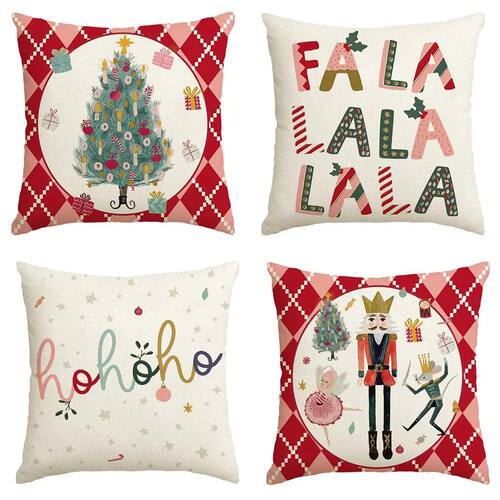 1Pc of Christmas nutcracker decoration pillowcase Christmas