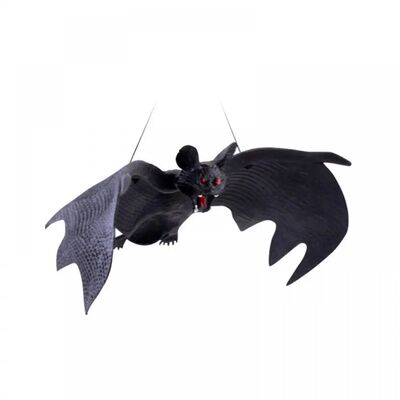 Halloween Simulation Rubber Bat Hanging Ornament Party Decor