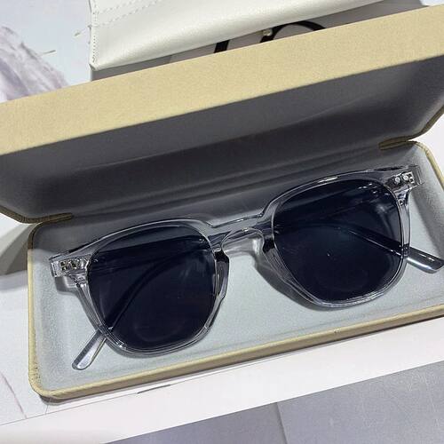 New Vintage Square Sunglasses Women Men Luxury Small Round S