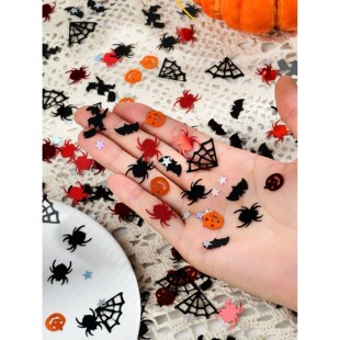 party Halloween 600pcs cats sequins pumpkins confetti 30G