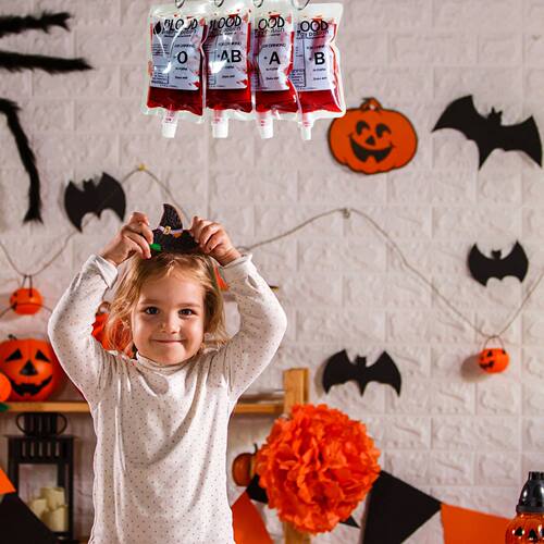 1Pcs Halloween Cosplay Drink Container Vampire Blood Pouch P
