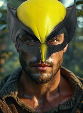 Latex James Howlett Movie Cosplay Mask Wolverine Helmet With