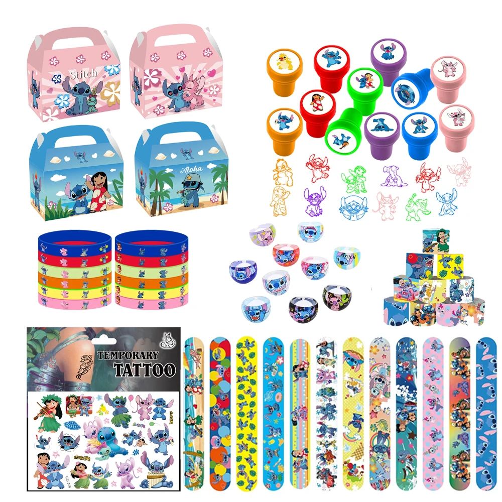 Lilo Stitch Party Gift Supplies Slapping Bracelets Reusable