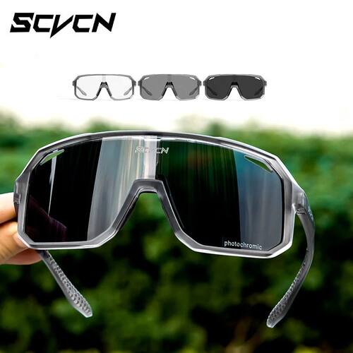 Photochromic Cycling Glasses Mountain Driving Bicycle Goggle