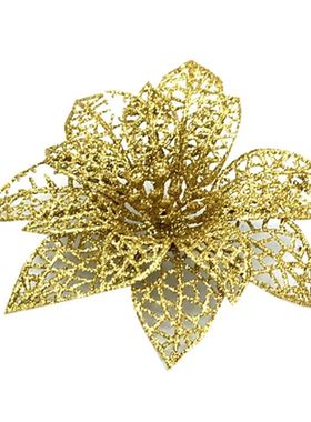 Hollow Out Simulation Flower Christmas Tree Ornaments Multip