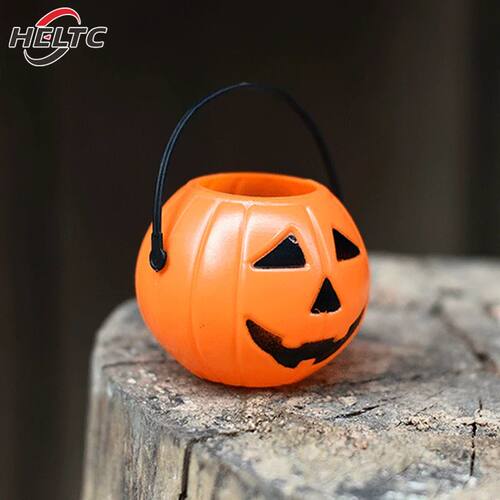 1pcs Pumpkin Bucket Halloween Candy Trick Or Treat Buckets H