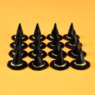 Halloween Decoration Dollh Hat DIY Witch Mini 20Pcs Party