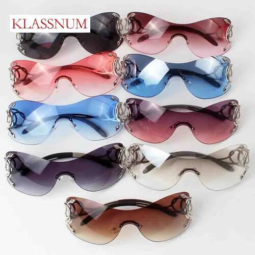 Y2K Vintage Women's Luxury Sunglasses Gradient SunGlasses Me
