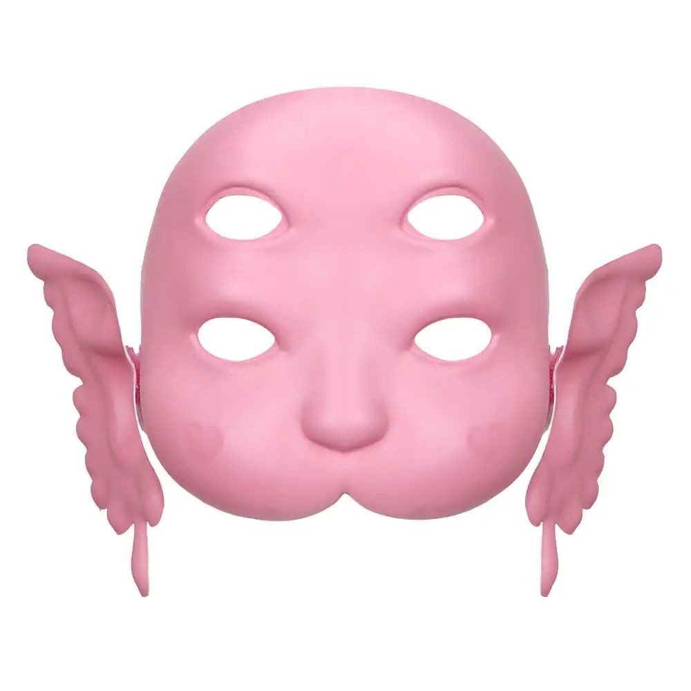 Melanie Martinez Portals Mask Cosplay Props DIY Pink MASK Ha - 实物图