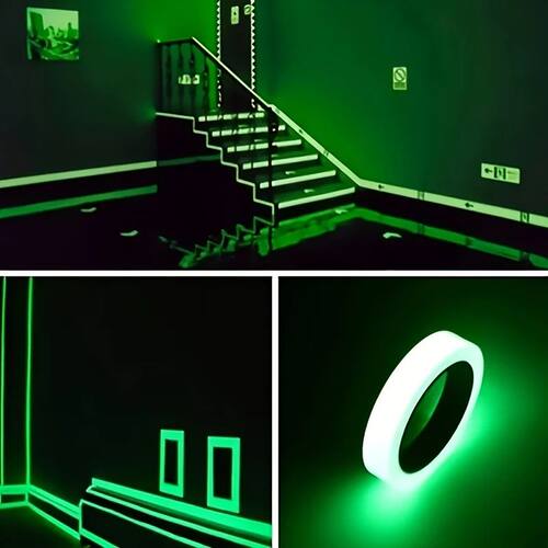 GlowInThe Dark Tape Self-Adhesive Fluorescent Tape Luminous
