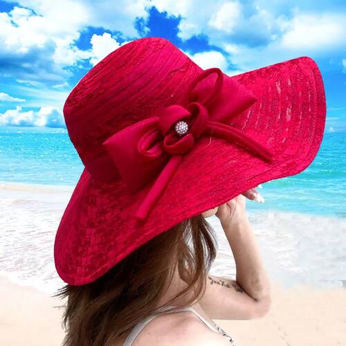 Hats for womenInsummer beach hats seaside outings face cover
