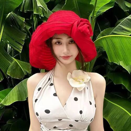 Summer Fashion Foldable Sun Hat For Face Protection And Sun