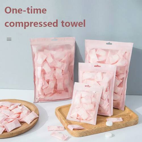 Disposable Compressed Towel Portable Travel Non-woven Face T