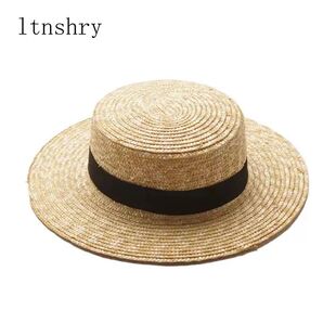 pop Hot Summer Women's Boater Beach Hat Female Casual Panama