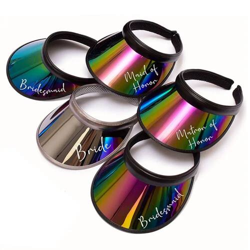 Transparent PVC Summer Baseball Hat Women Men Empty Top Anti