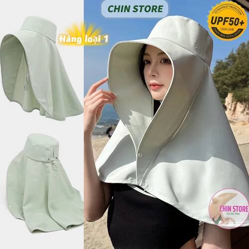 Portable Neck Guard Shawl Sun Hat Face-covering Fisherman Ha