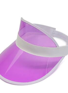 Summer Anti-UV Women Men Baseball Hat Transparent Empty Top